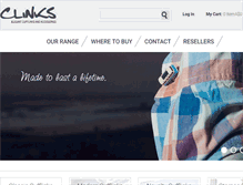 Tablet Screenshot of clinks.com.au